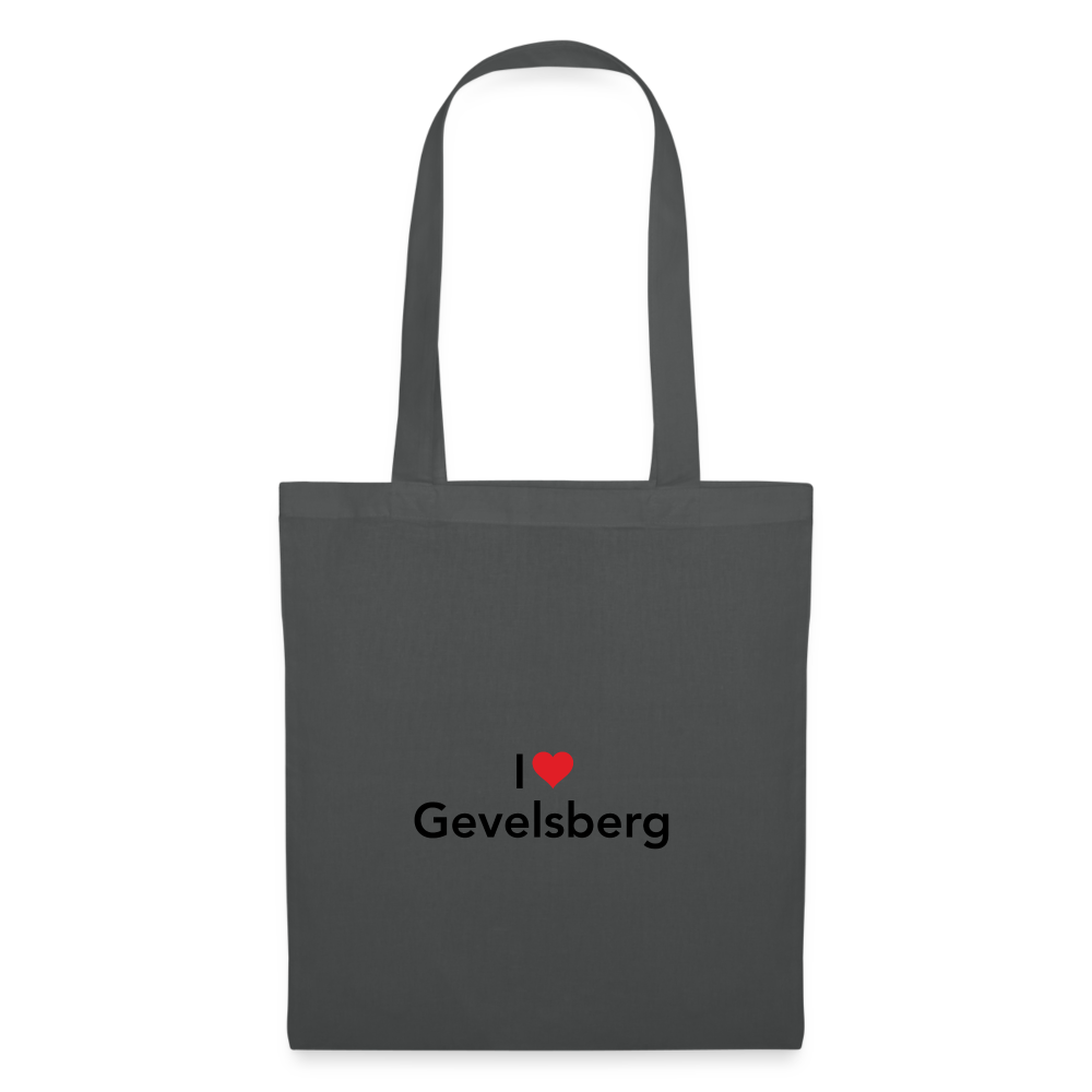 Tote Bag "I Love Gevelsberg" Bright Edition - graphite grey