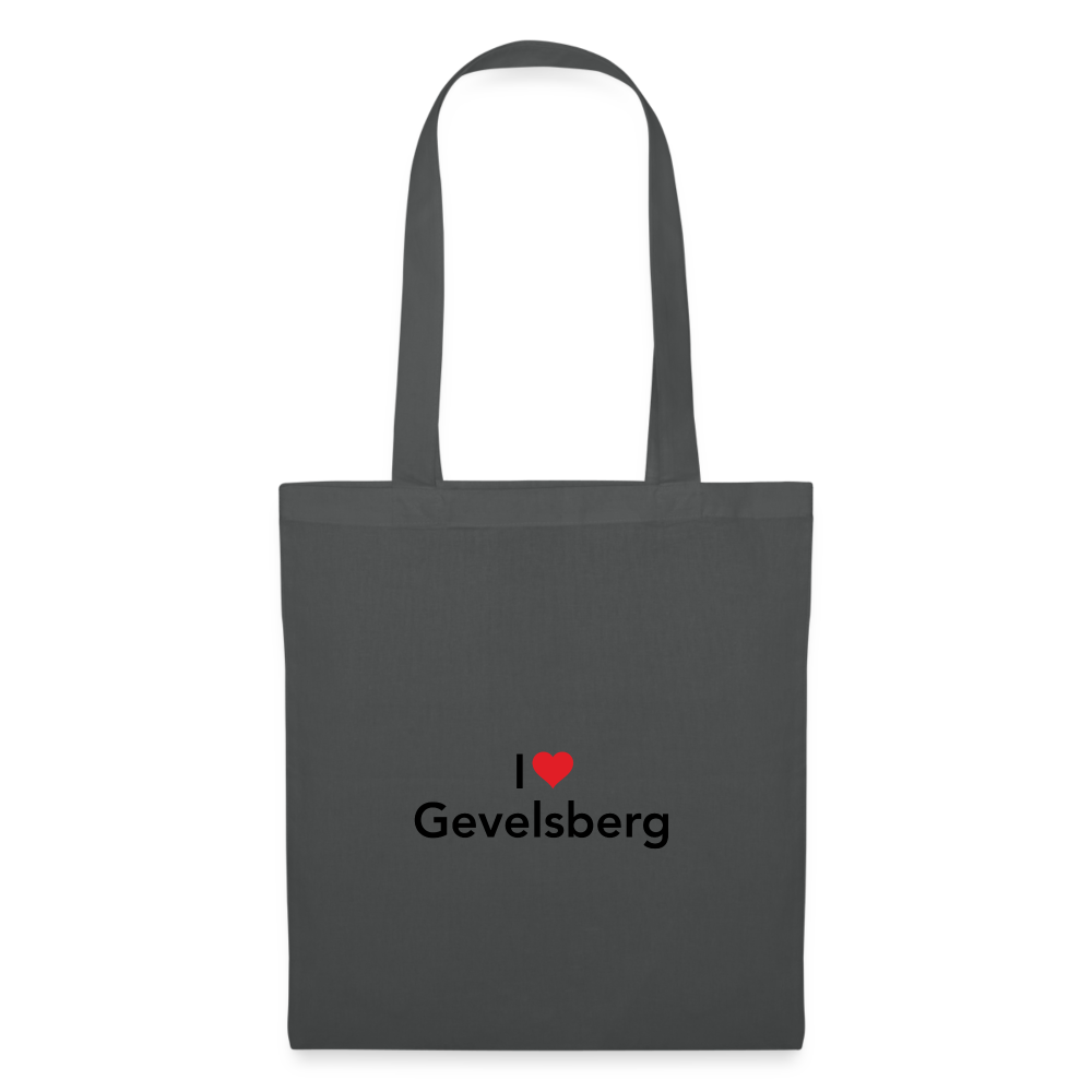 Tote Bag "I Love Gevelsberg" Bright Edition - graphite grey
