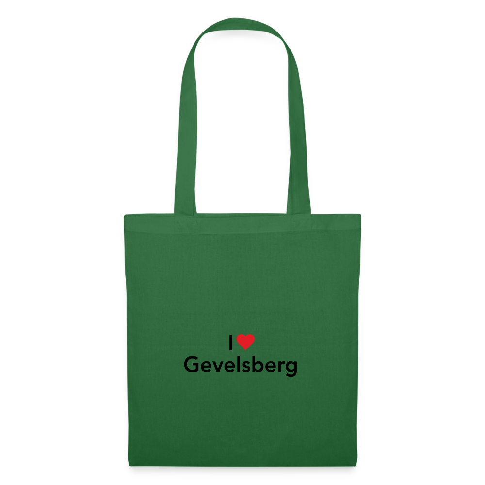 Tote Bag "I Love Gevelsberg" Bright Edition - evergreen