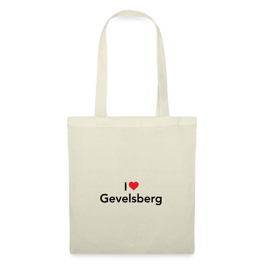 Tote Bag "I Love Gevelsberg" Bright Edition - nature