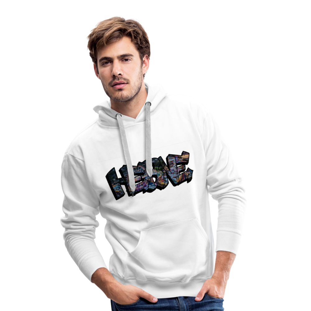Hoodie Herne "Kirmes Night" - white