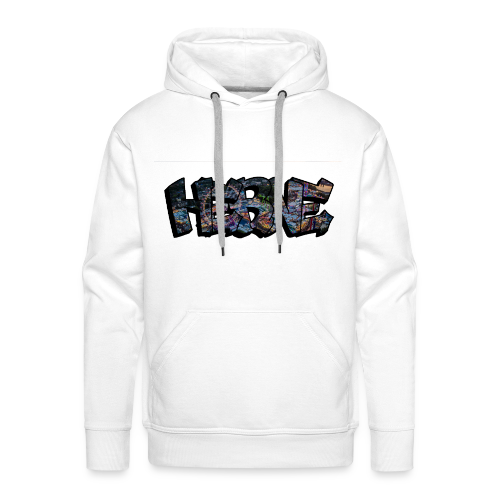 Hoodie Herne "Kirmes Night" - white