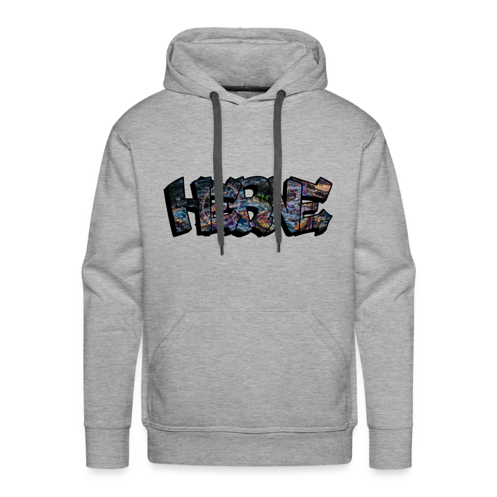 Hoodie Herne "Kirmes Night" - heather grey