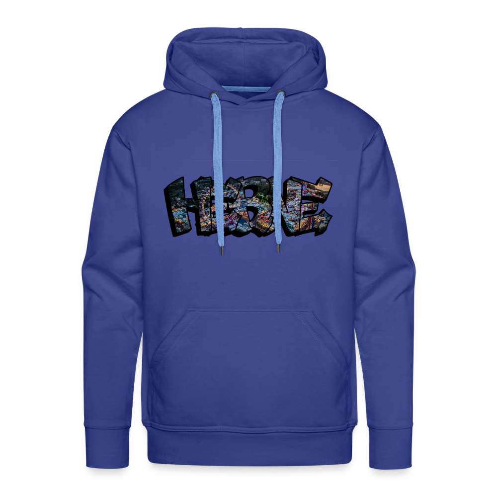 Hoodie Herne "Kirmes Night" - royal blue