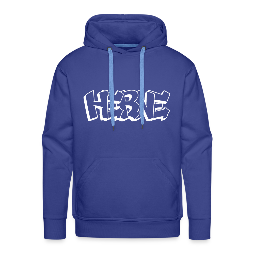 Hoodie Herne "Graffiti" Bright Edition - royal blue