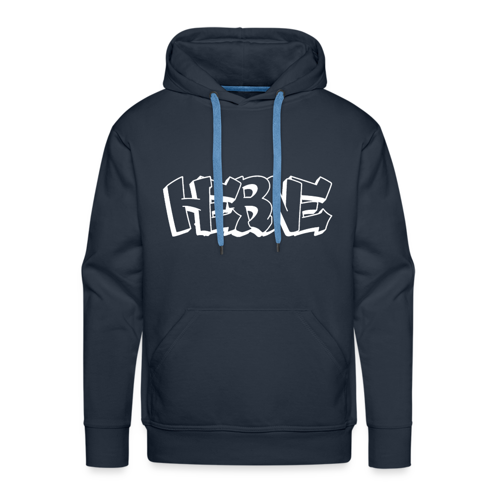 Hoodie Herne "Graffiti" Bright Edition - navy