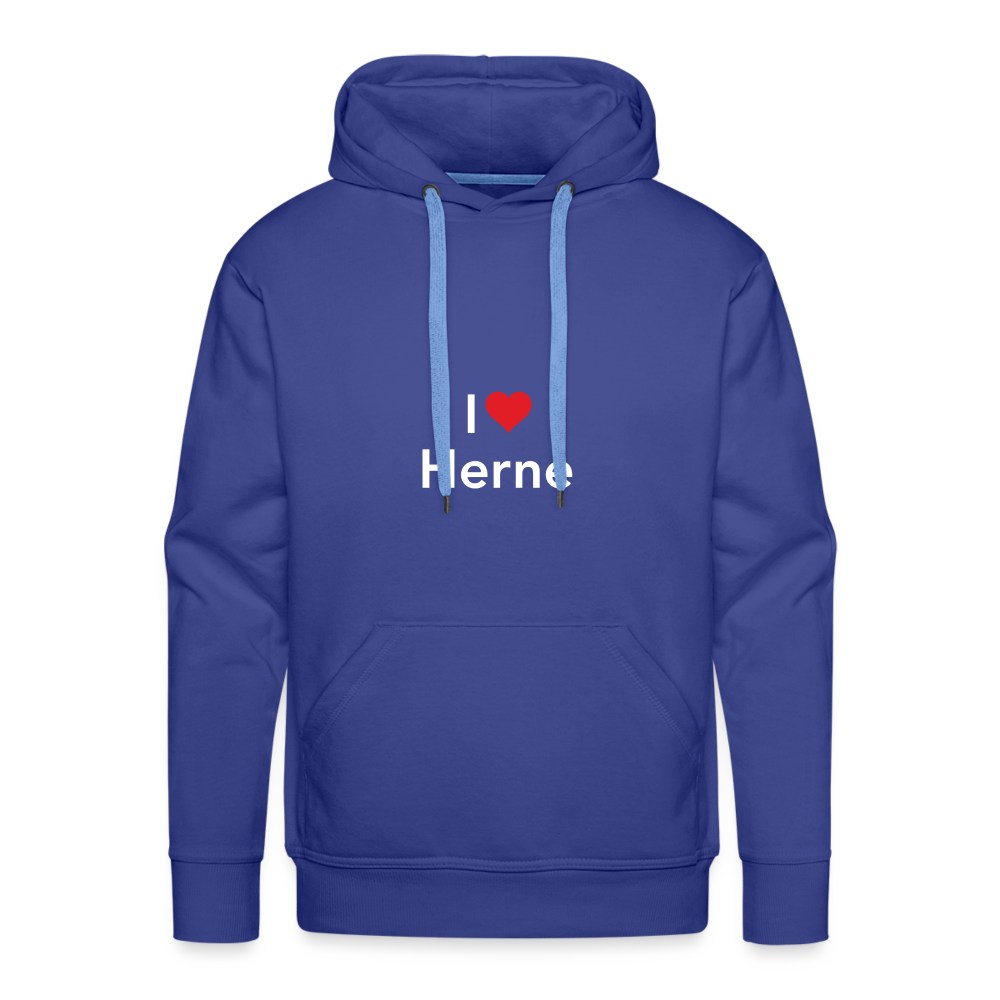 Hoodie "I Love Herne" Bright Edition - royal blue