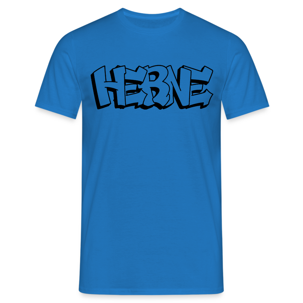 T-Shirt Herne "Graffiti" - royal blue