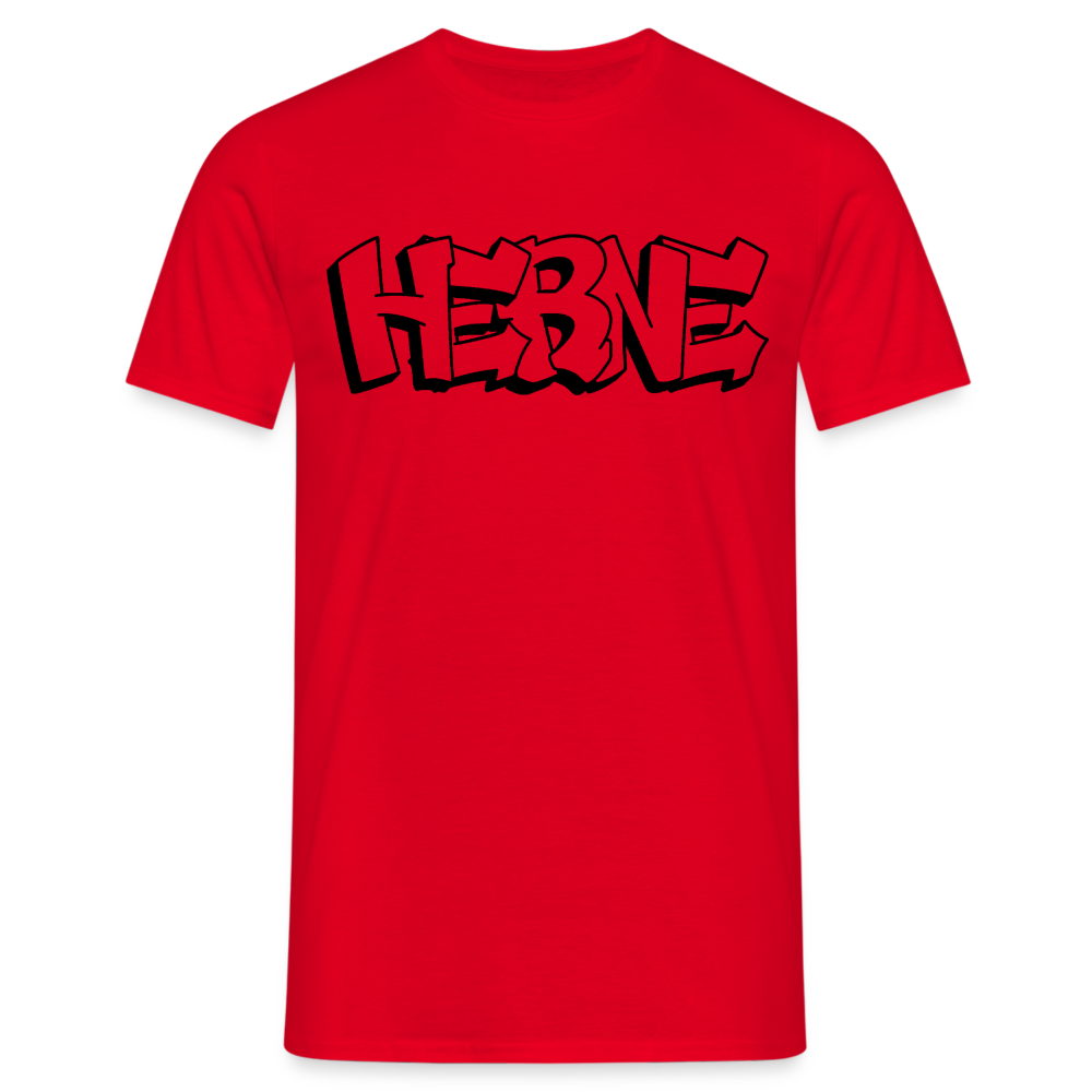 T-Shirt Herne "Graffiti" - red
