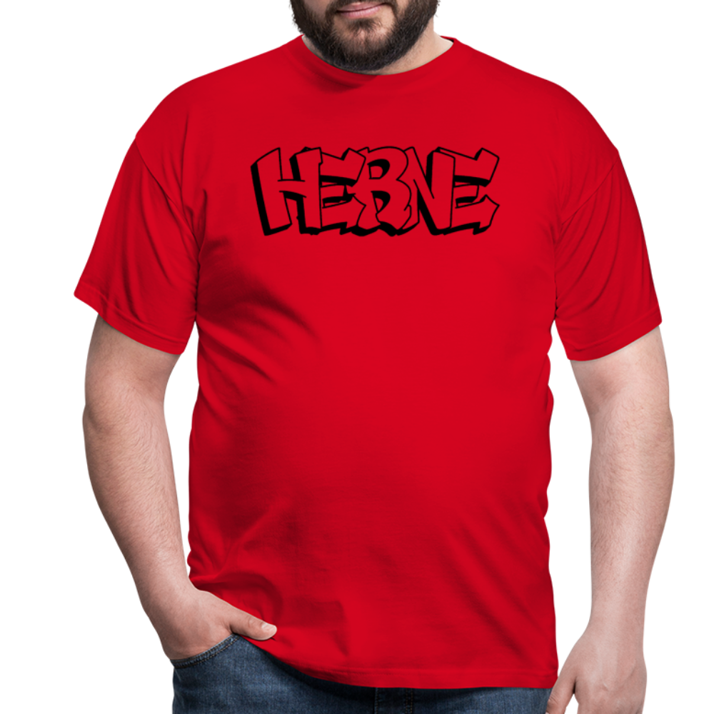 T-Shirt Herne "Graffiti" - red