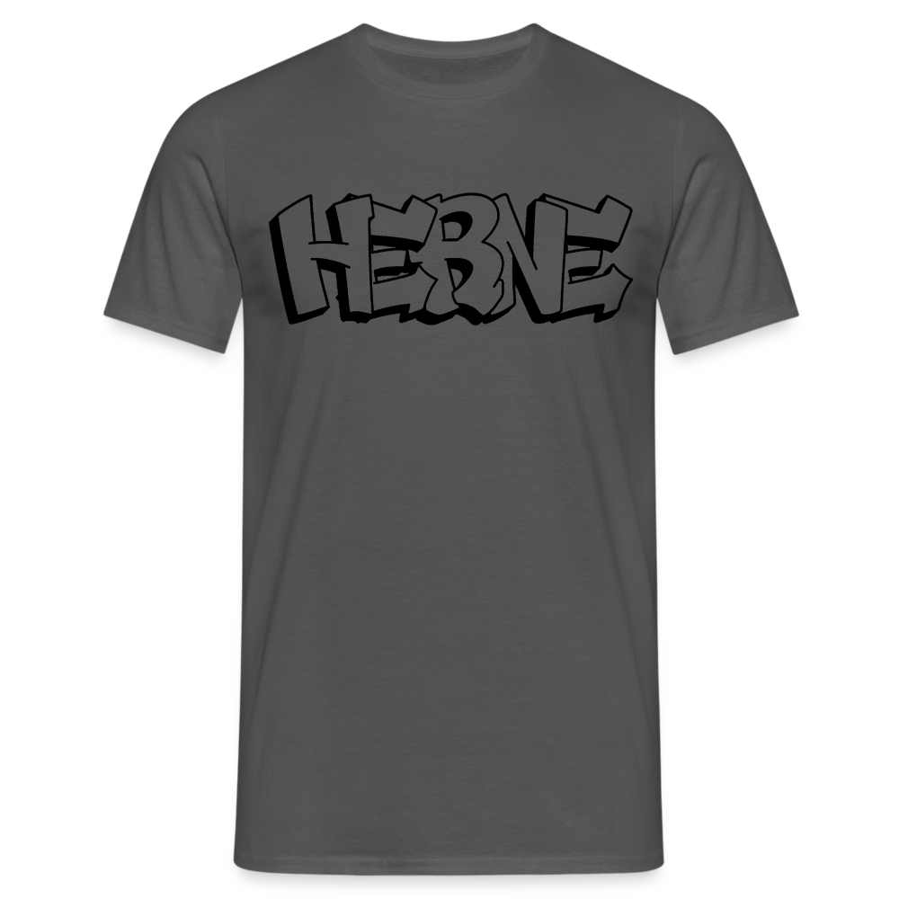 T-Shirt Herne "Graffiti" - charcoal grey