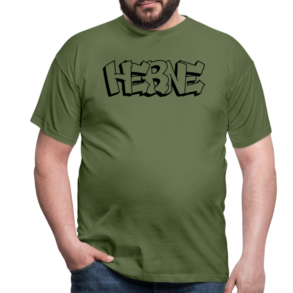 T-Shirt Herne "Graffiti" - military green