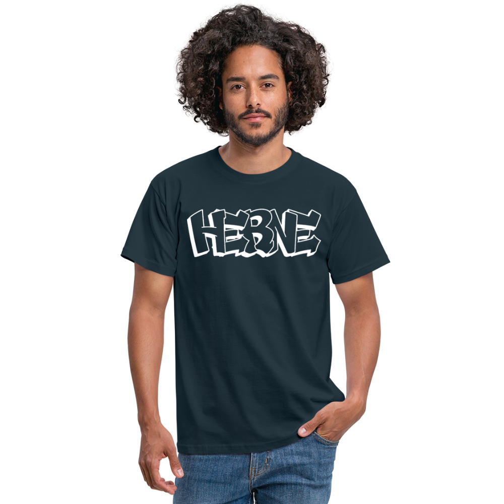T-Shirt Herne "Graffiti" Bright Edition - navy