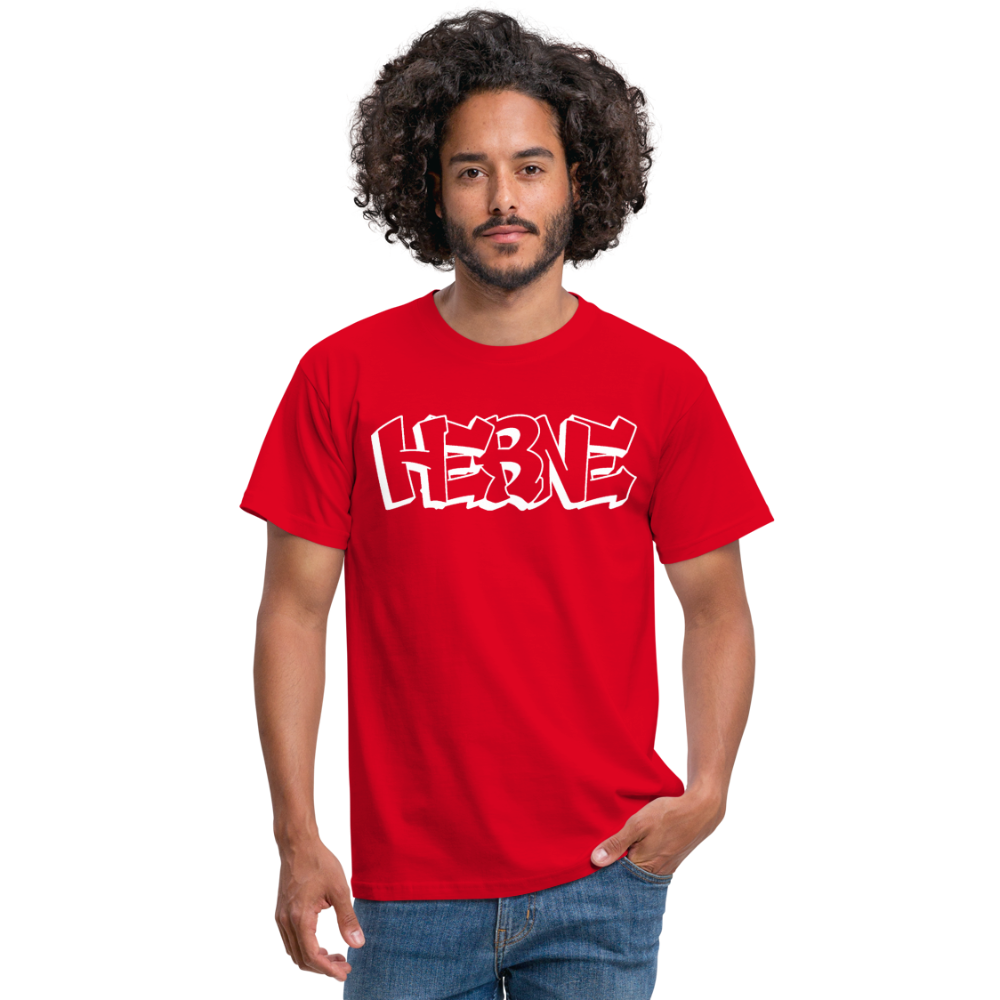 T-Shirt Herne "Graffiti" Bright Edition - red