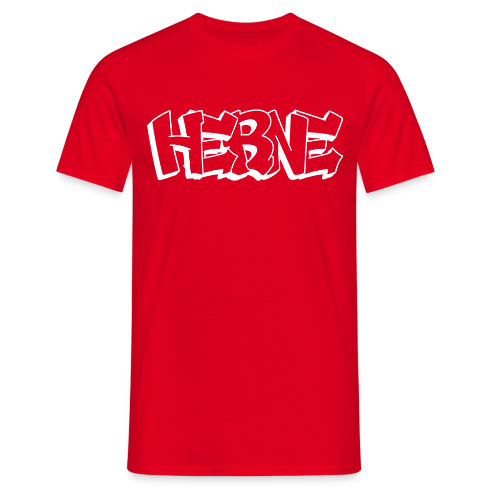 T-Shirt Herne "Graffiti" Bright Edition - red
