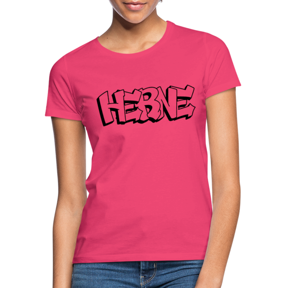 T-Shirt Ladies Herne "Graffiti" - azalea