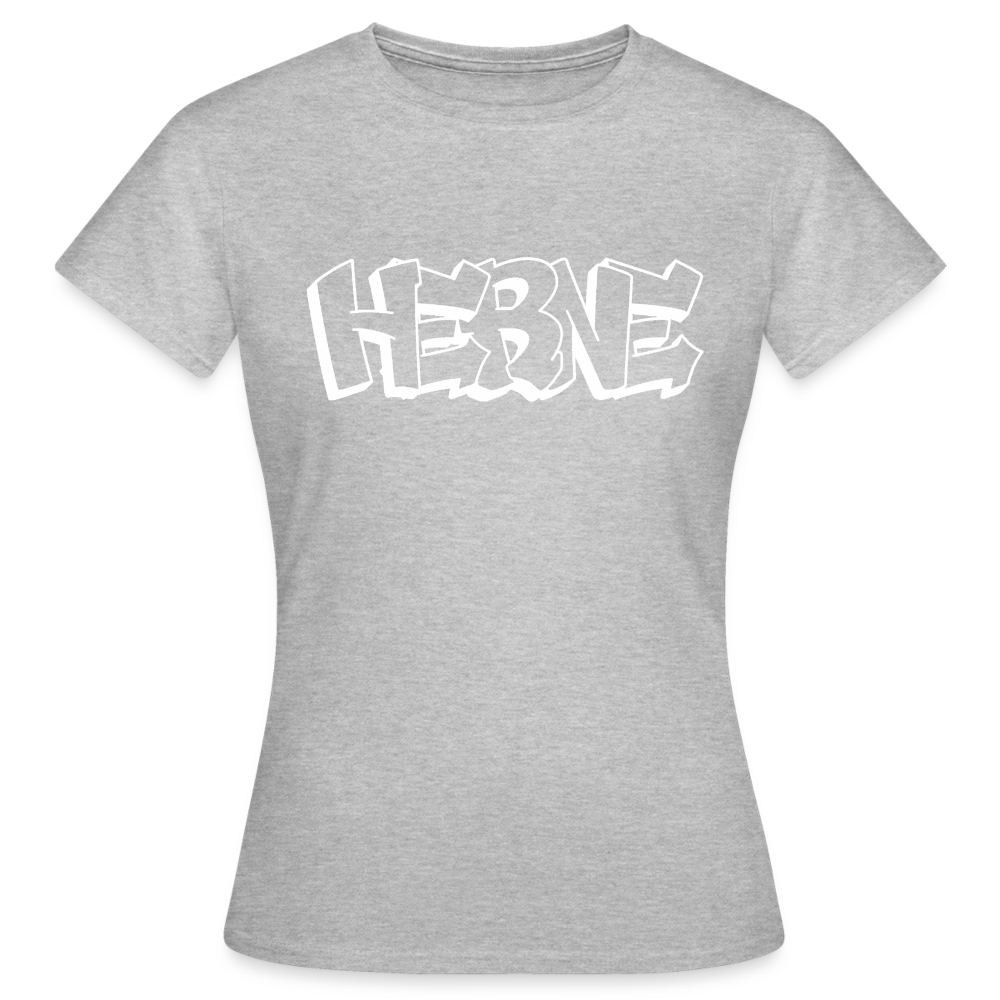 T-Shirt Ladies Herne "Graffiti" Bright Edition - heather grey