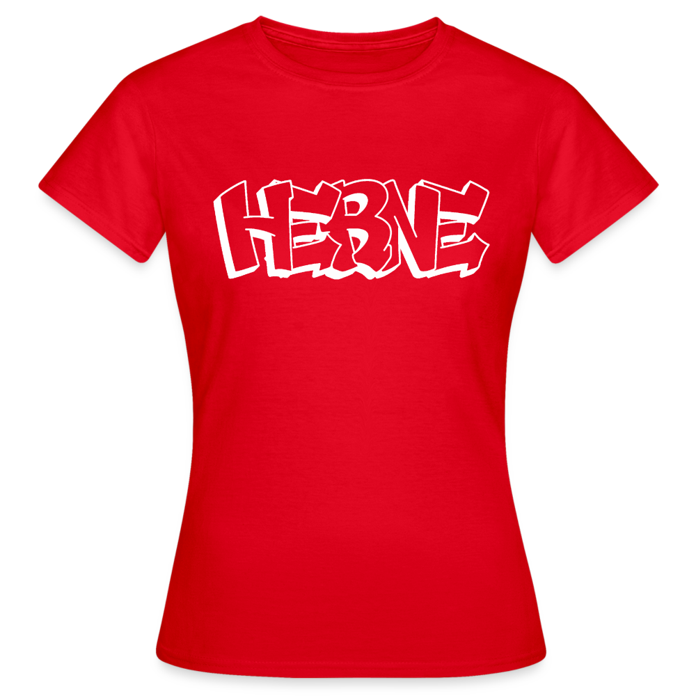 T-Shirt Ladies Herne "Graffiti" Bright Edition - red