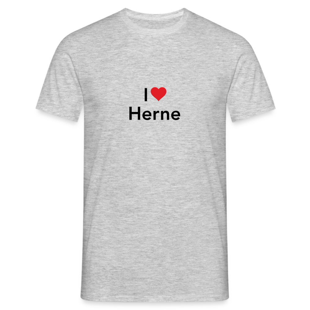 T-Shirt "I Love Herne" - heather grey