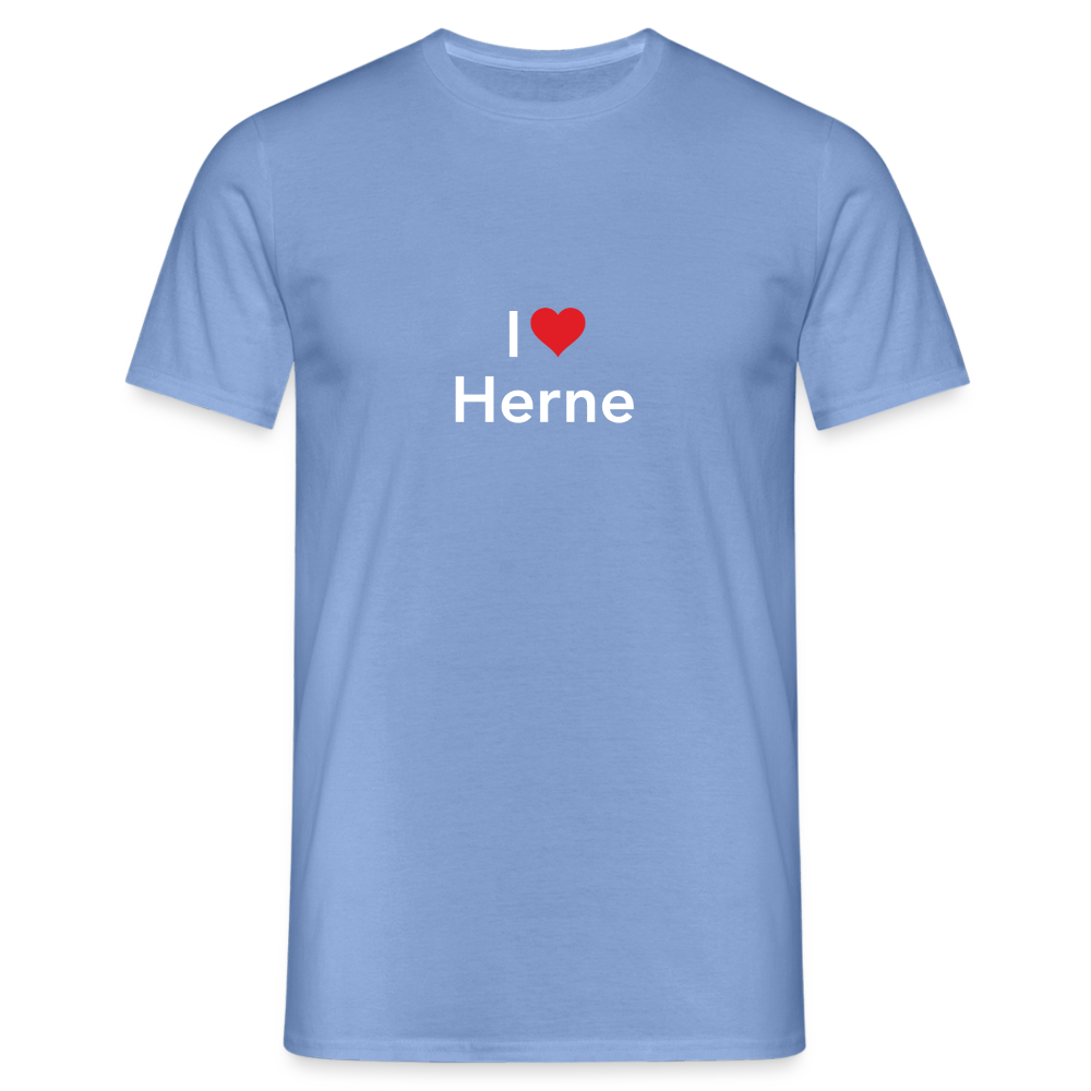 T-Shirt "I Love Herne" Bright Edition - carolina blue