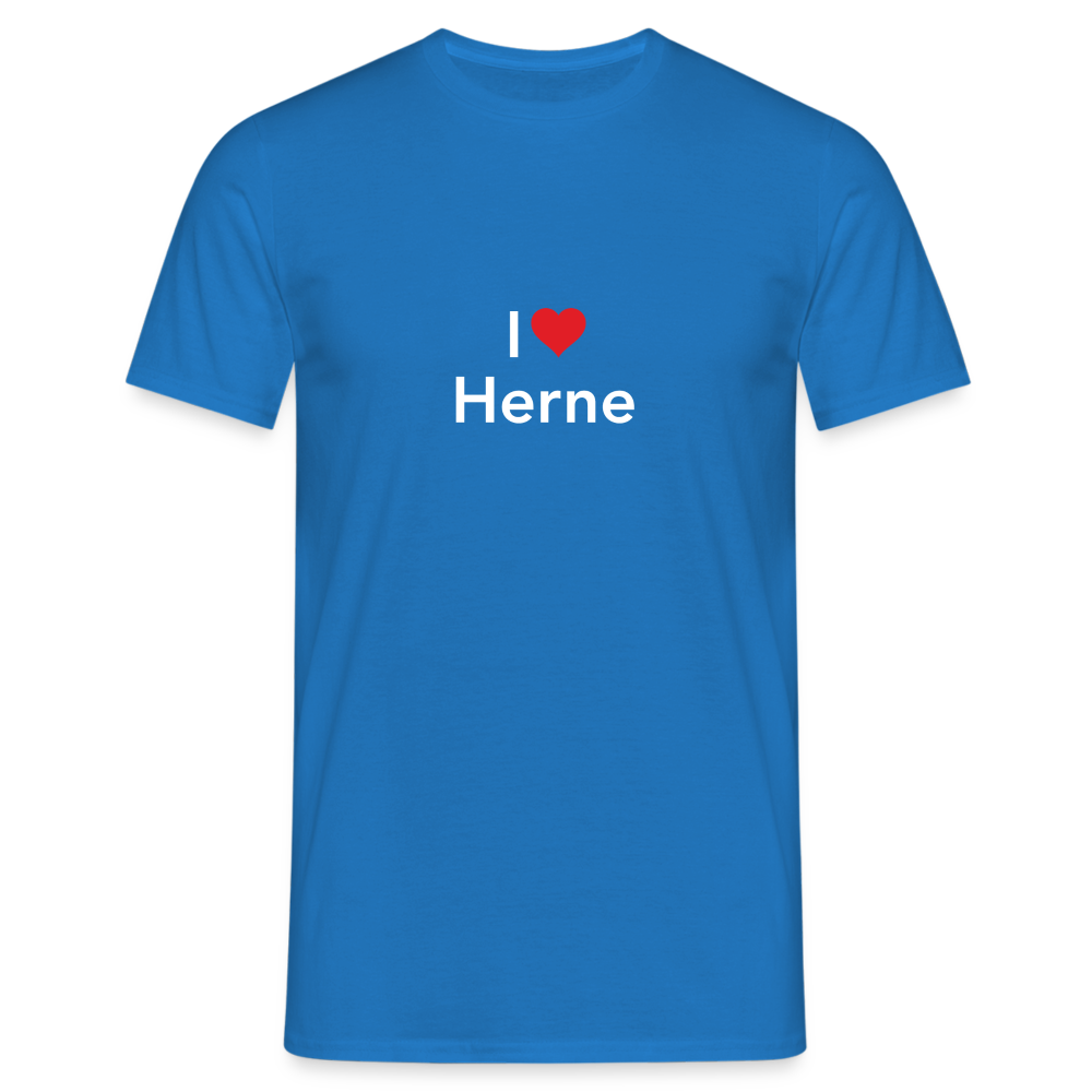 T-Shirt "I Love Herne" Bright Edition - royal blue