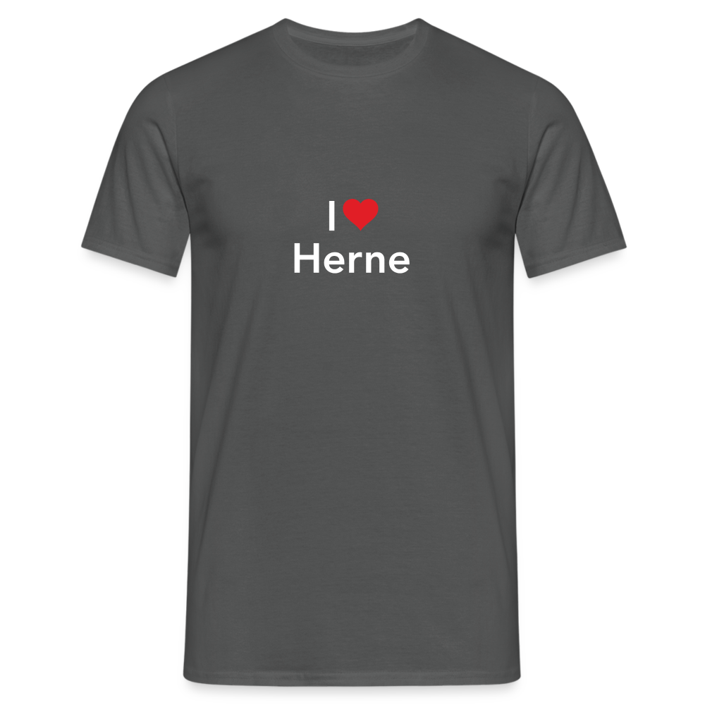 T-Shirt "I Love Herne" Bright Edition - charcoal grey