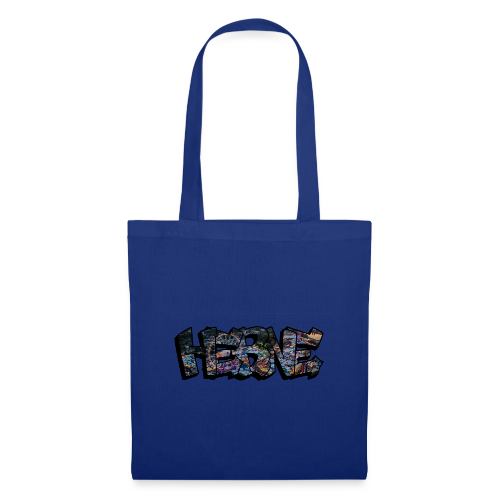 Tote Bag Herne "Kirmes Night" - royal blue