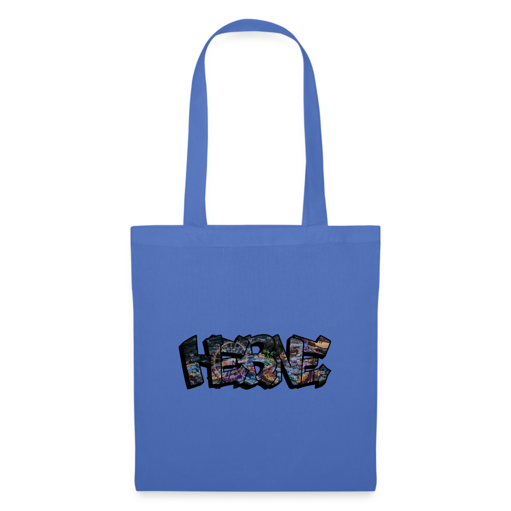 Tote Bag Herne "Kirmes Night" - light blue