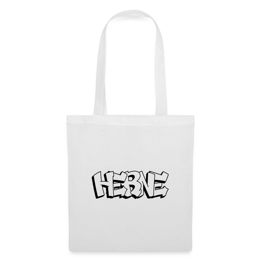 Tote Bag Herne "Graffiti" - white