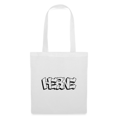 Tote Bag Herne "Graffiti" - white