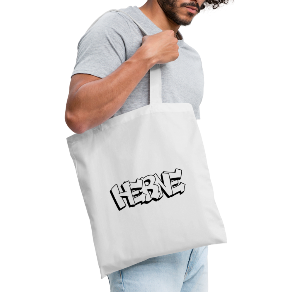 Tote Bag Herne "Graffiti" - white