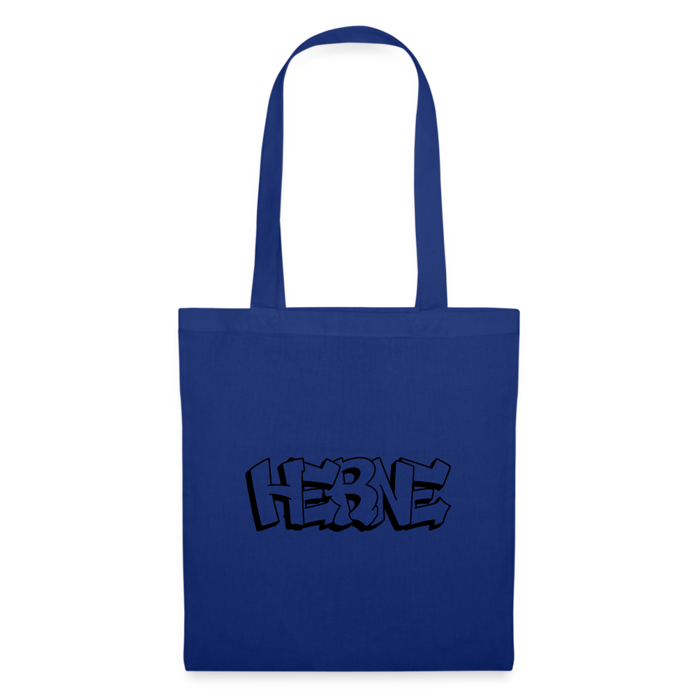 Tote Bag Herne "Graffiti" - royal blue