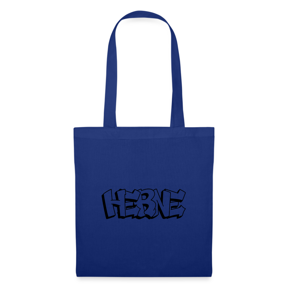 Tote Bag Herne "Graffiti" - royal blue