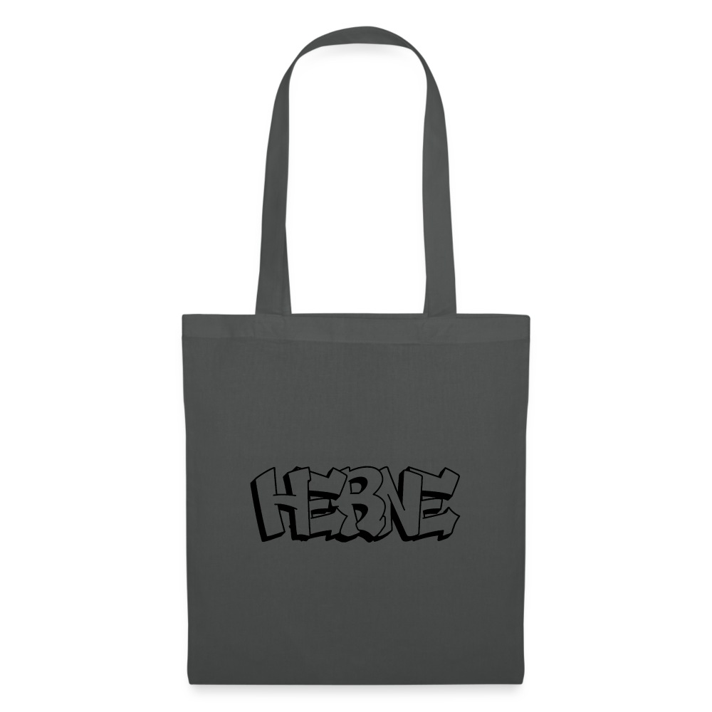Tote Bag Herne "Graffiti" - graphite grey