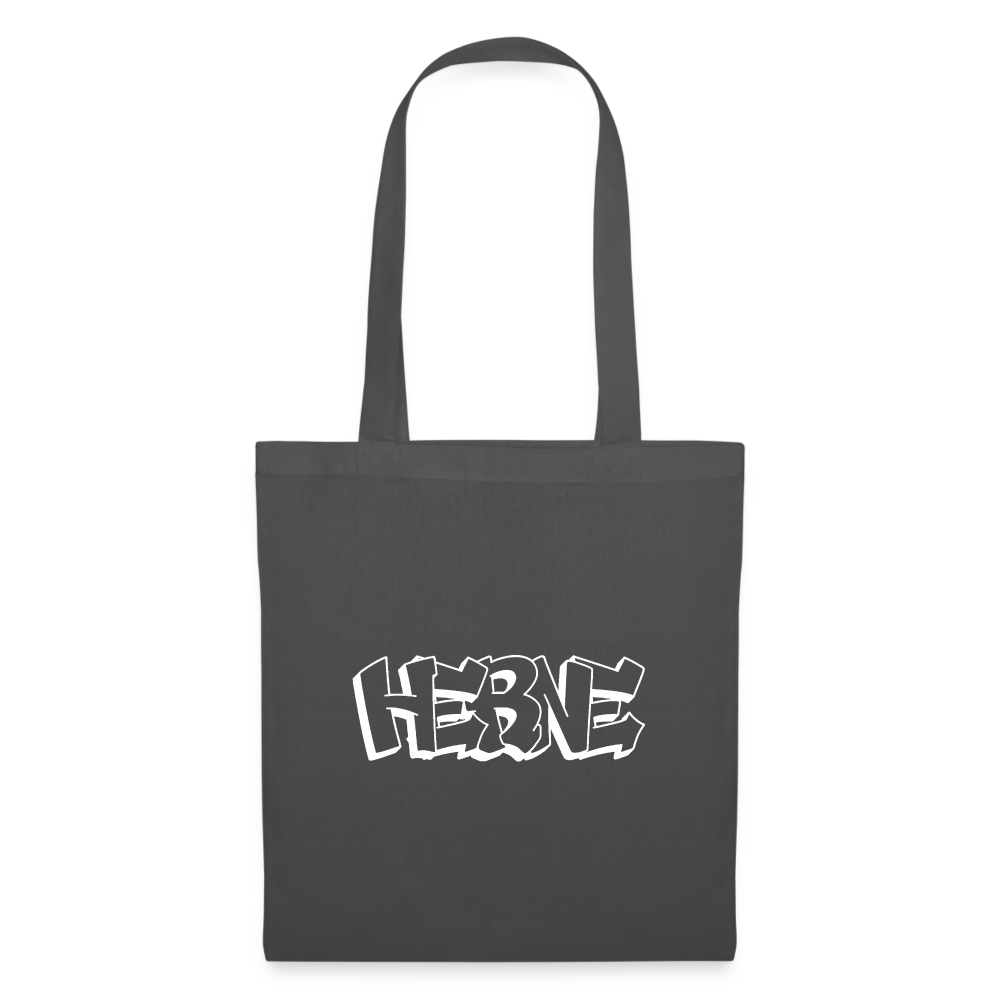 Tote Bag Herne "Graffiti" Bright Edition - graphite grey