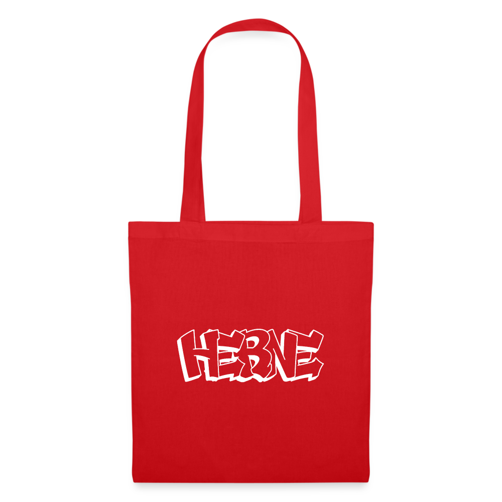 Tote Bag Herne "Graffiti" Bright Edition - red