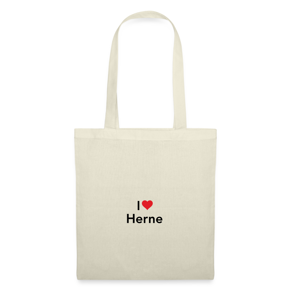 Tote Bag "I Love Herne" Bright Edition - nature