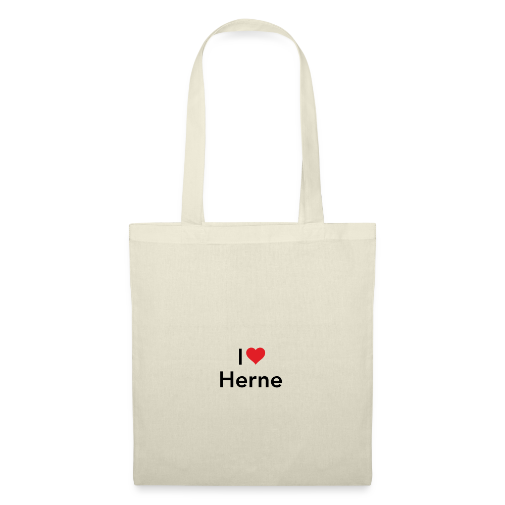Tote Bag "I Love Herne" Bright Edition - nature