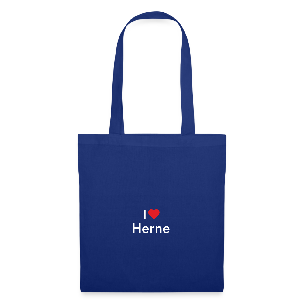 Tote Bag "I Love Herne" - royal blue
