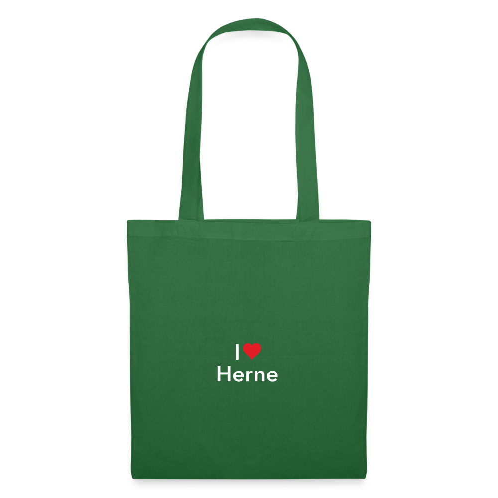 Tote Bag "I Love Herne" - evergreen