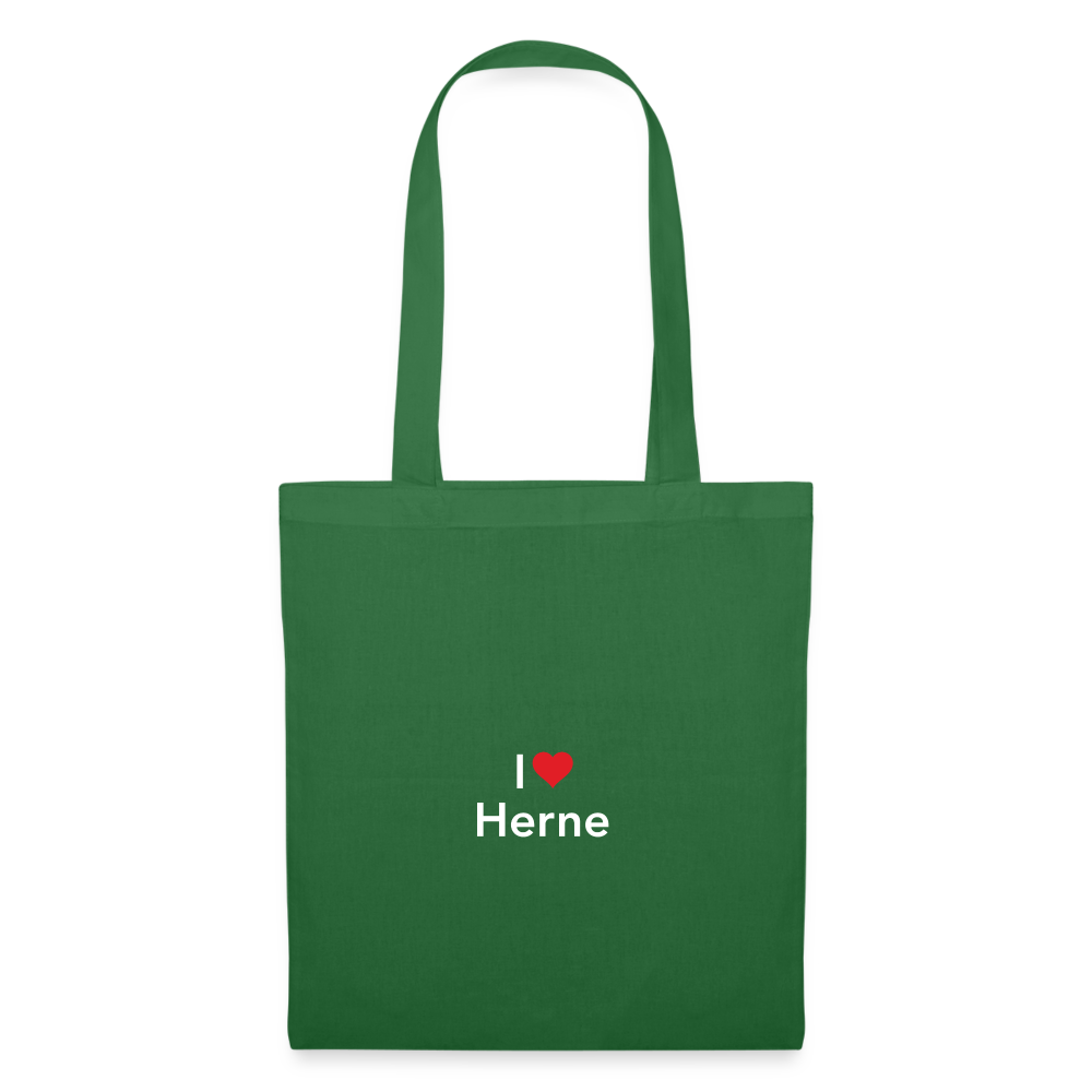 Tote Bag "I Love Herne" - evergreen