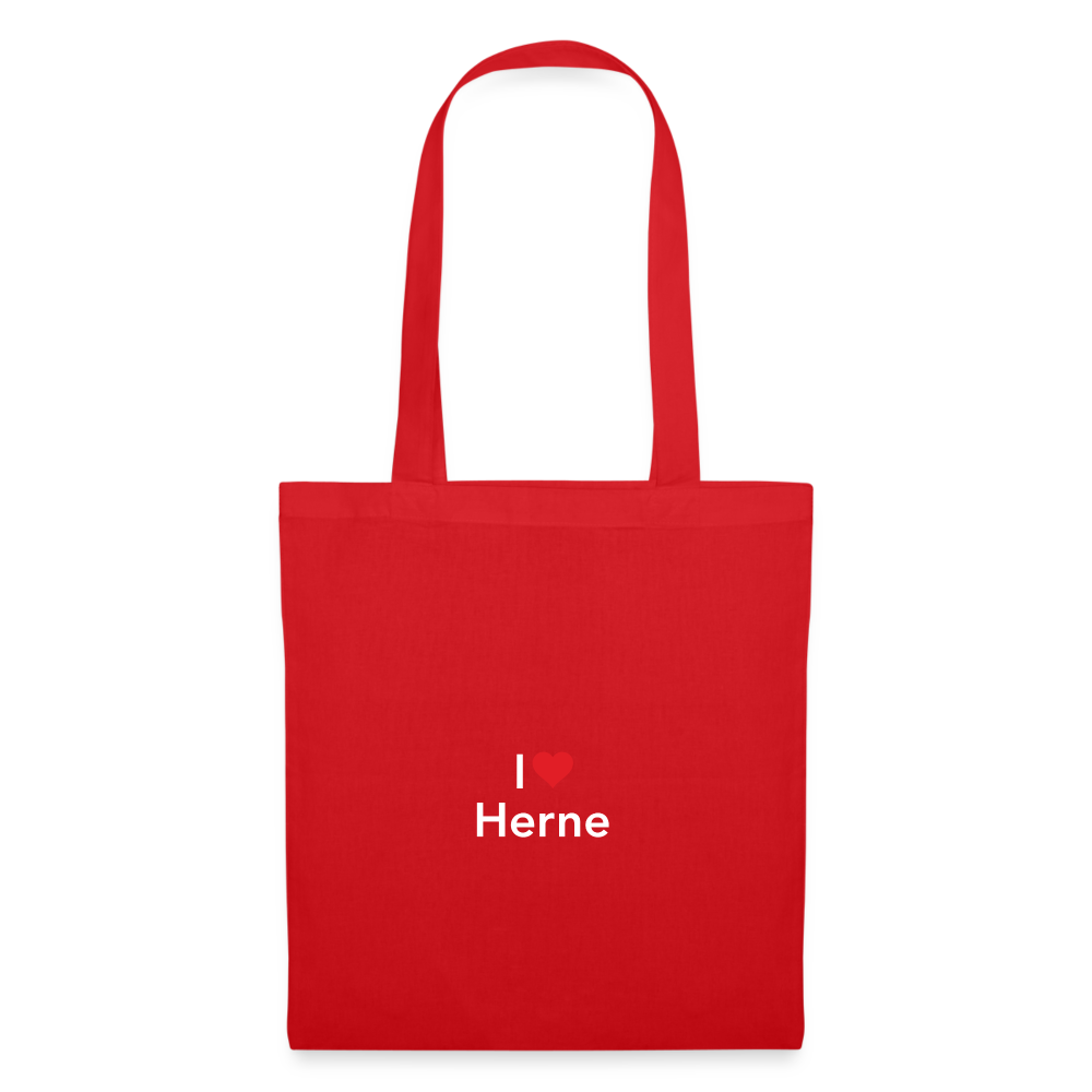 Tote Bag "I Love Herne" - red