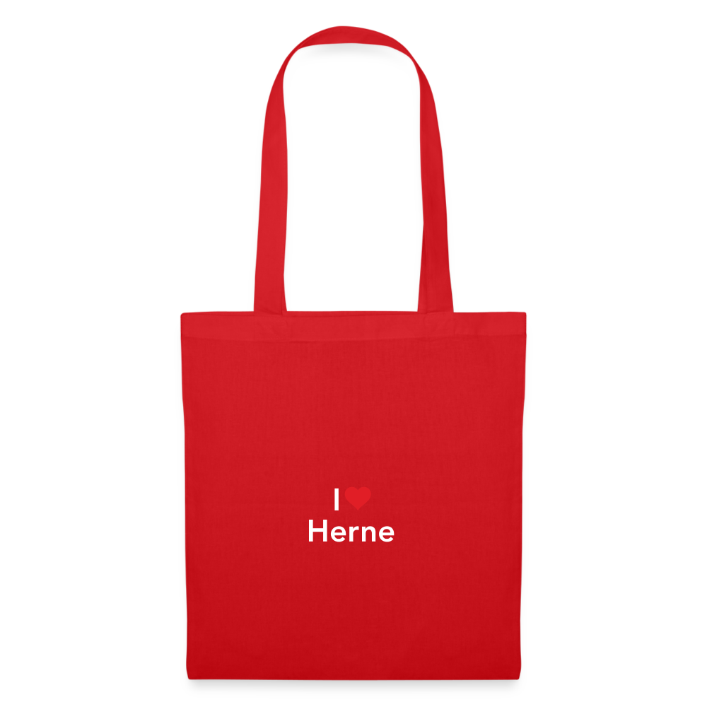 Tote Bag "I Love Herne" - red