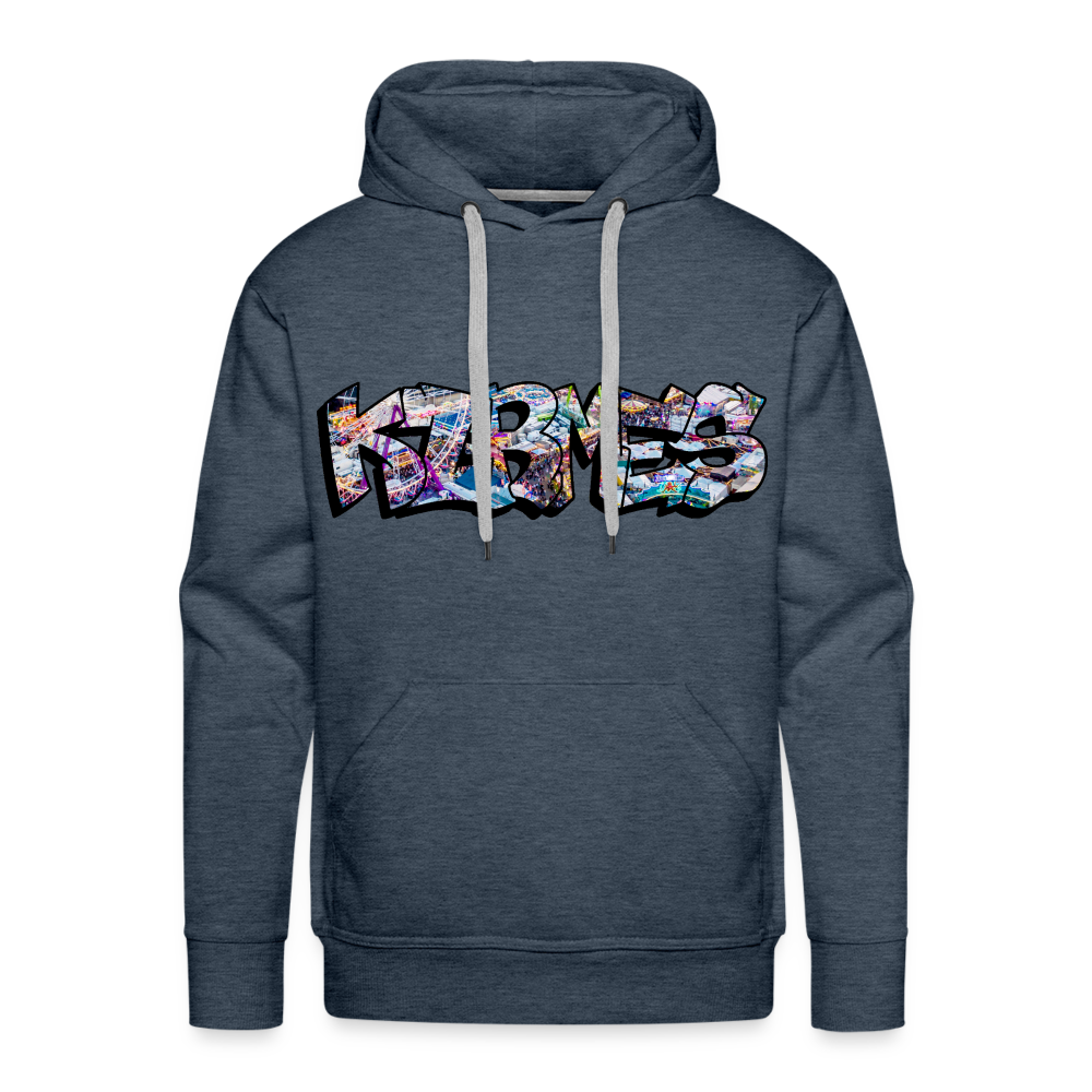 Hoodie "Kirmes" - heather denim