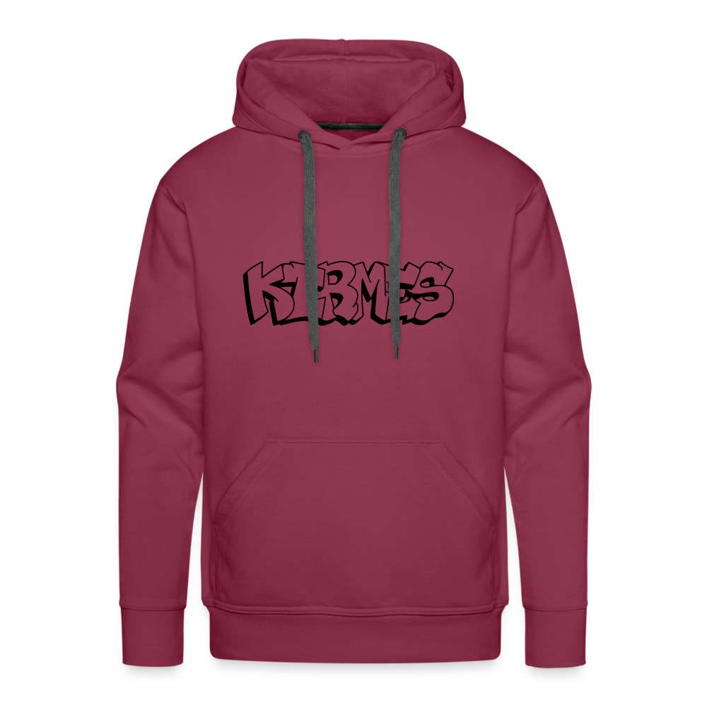 Hoodie Kirmes "Graffiti" Dark Edition - bordeaux