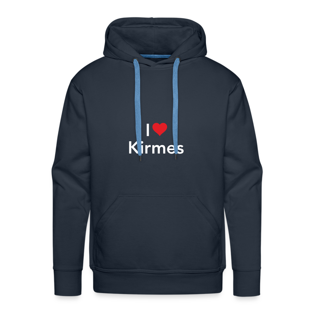 Hoodie "I Love Kirmes" Bright Edition - navy