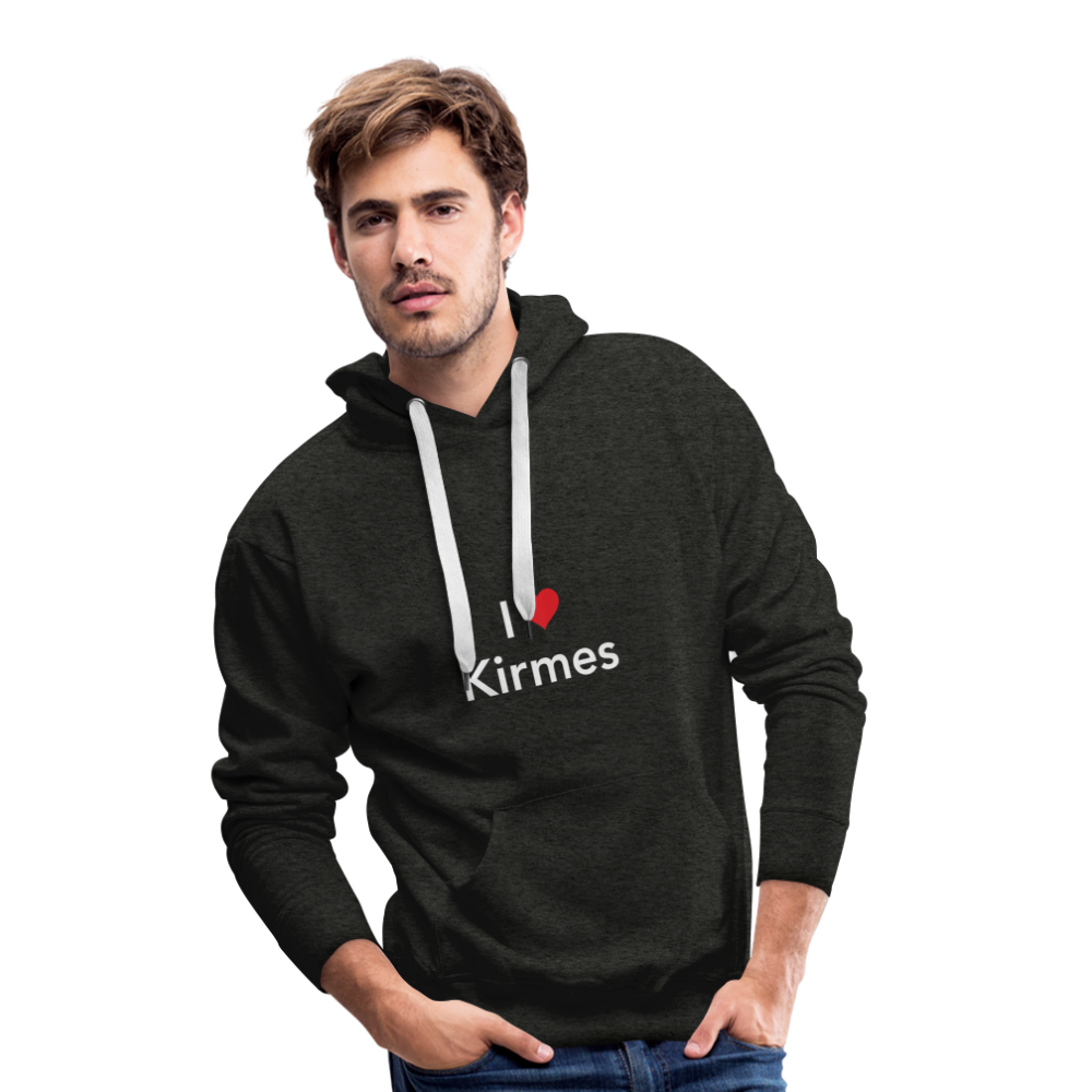 Hoodie "I Love Kirmes" Bright Edition - charcoal grey