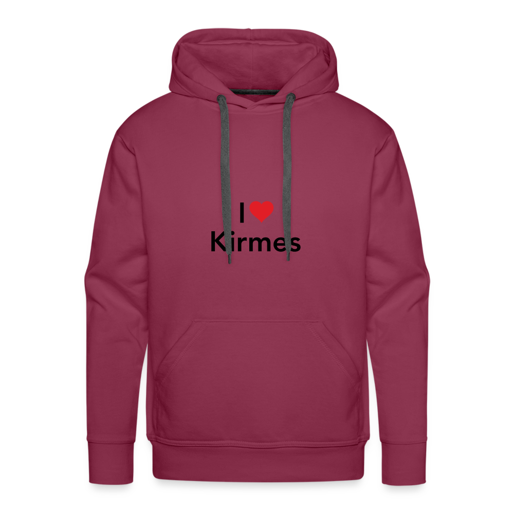 Hoodie "I Love Kirmes" Dark Edition - bordeaux