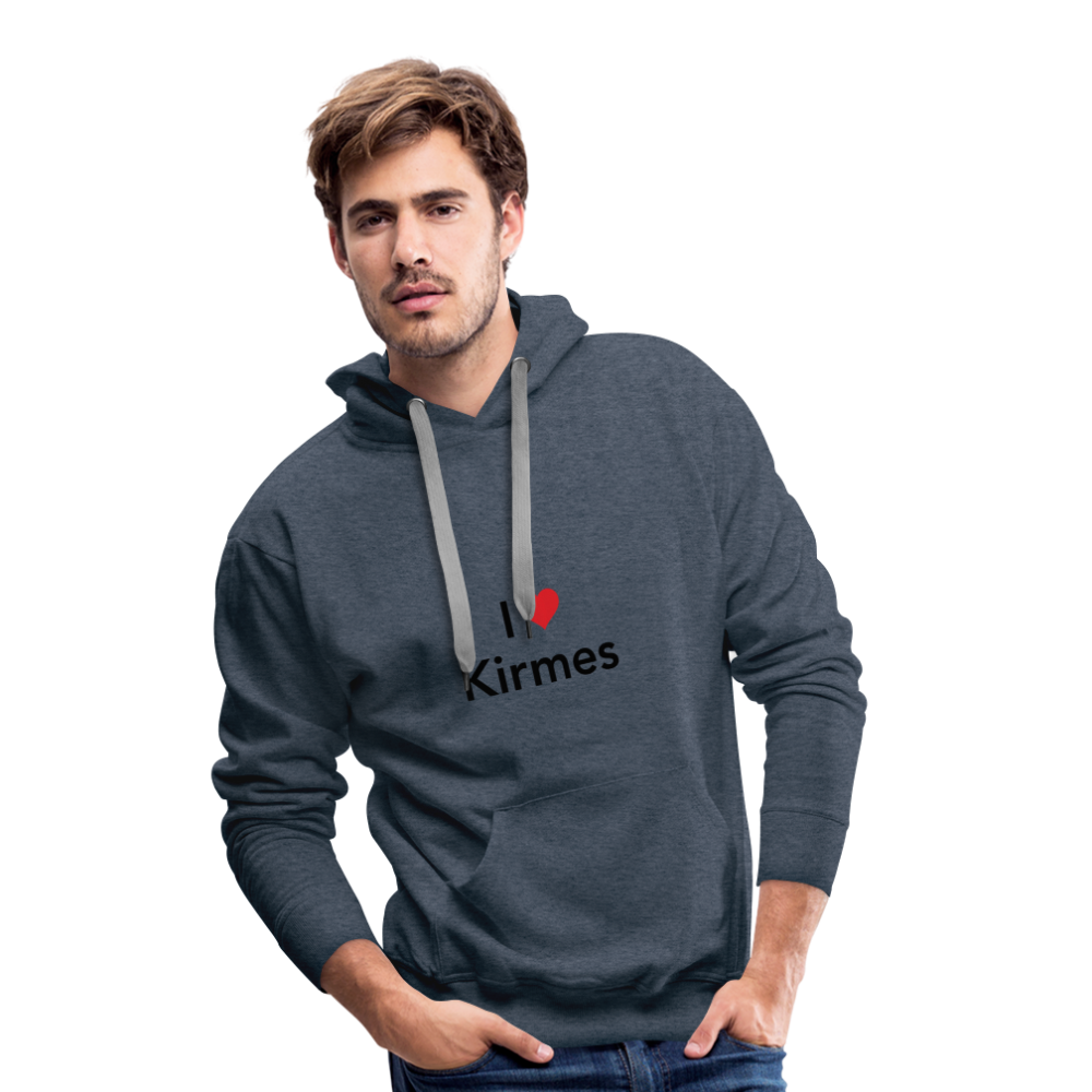 Hoodie "I Love Kirmes" Dark Edition - heather denim