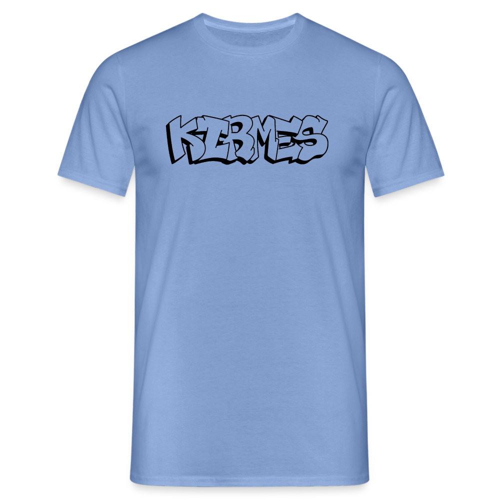 T-Shirt Kirmes "Graffiti" - carolina blue